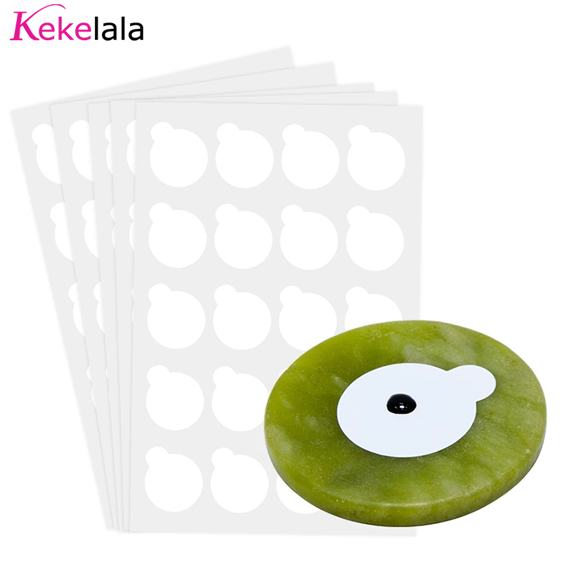 Eyelash Extension Look - 100pcs Eyelash Extension Glue Stickers Shim