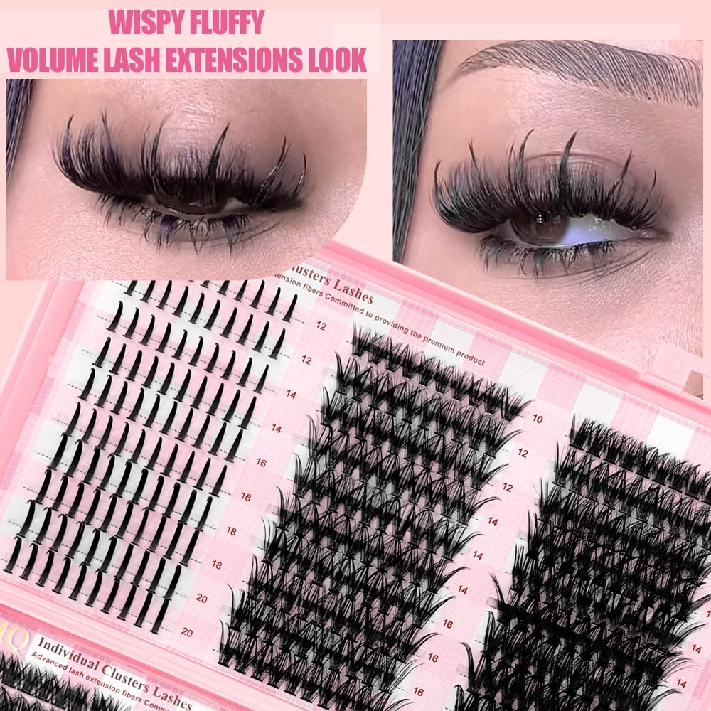Eyelash Extension Look - 9-16mm Length False Eyelashes 3D Volume