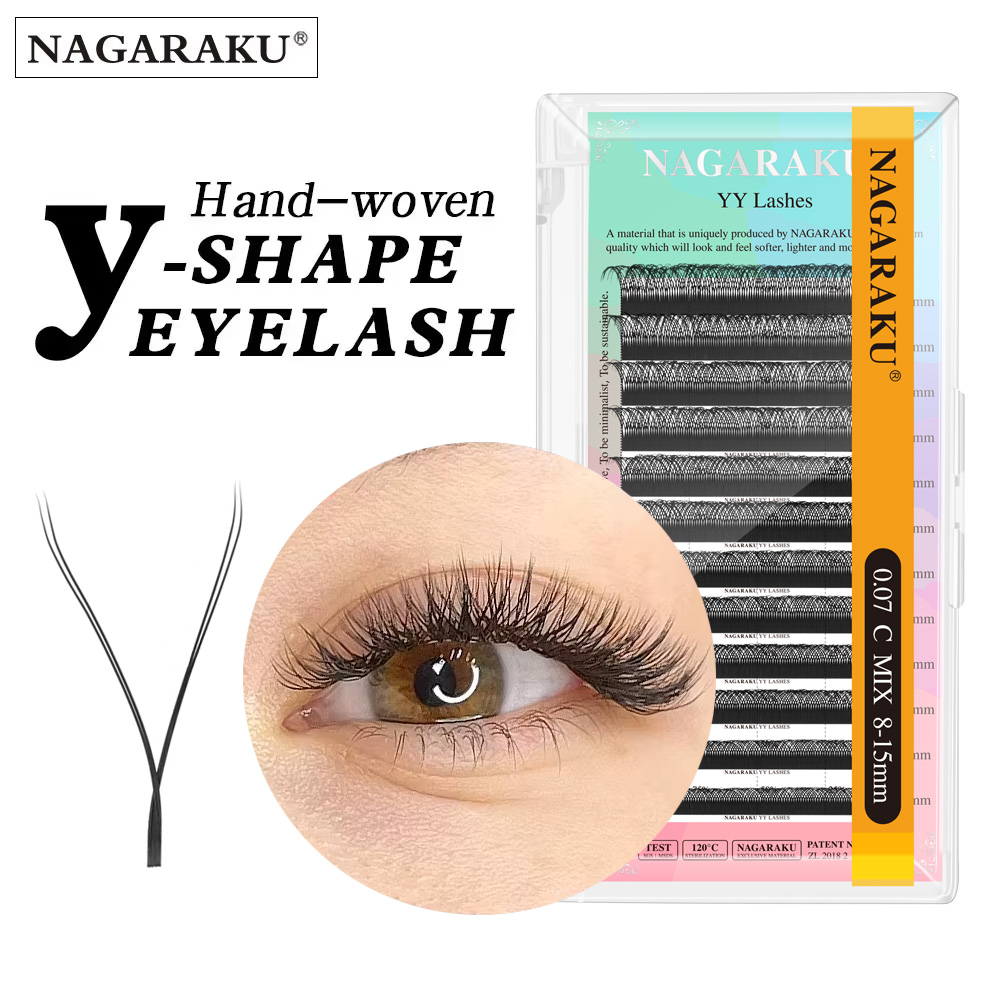 NAGARAKU YY Shape Hand Woven P - đánh giá và giá Eyelash Extension Human Hair