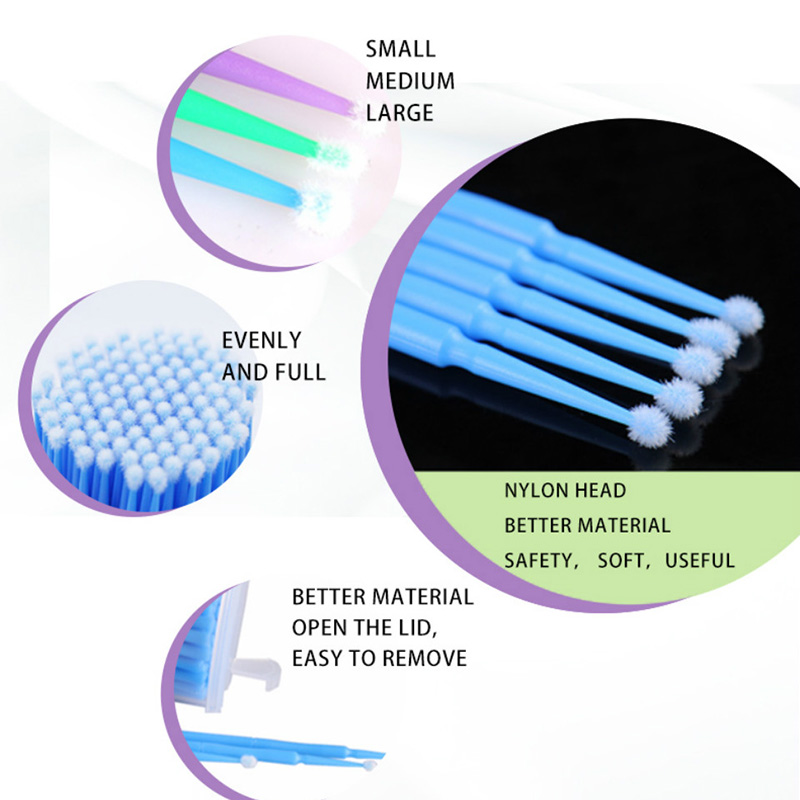 500pcs Eyelash Extension Clean - đánh giá và giá Eyelash Extension Look