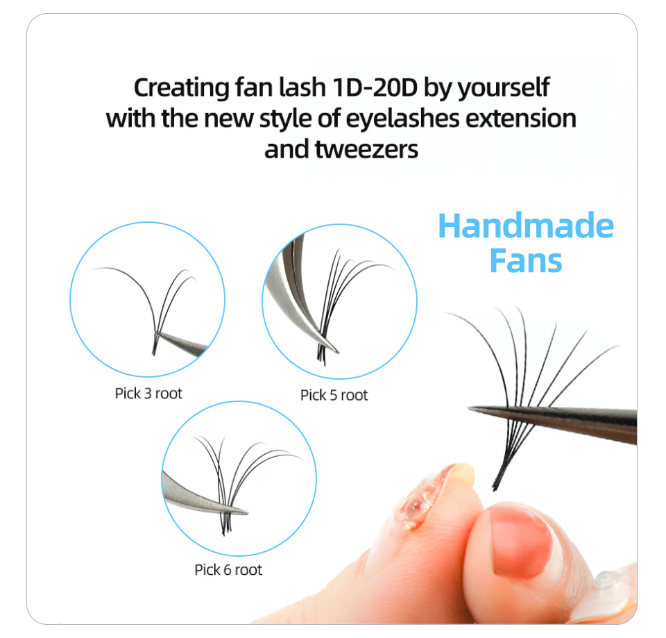 AGUUD 16 Rows Long 16-20mm Eye - đánh giá và giá Eyelash Extension Human Hair