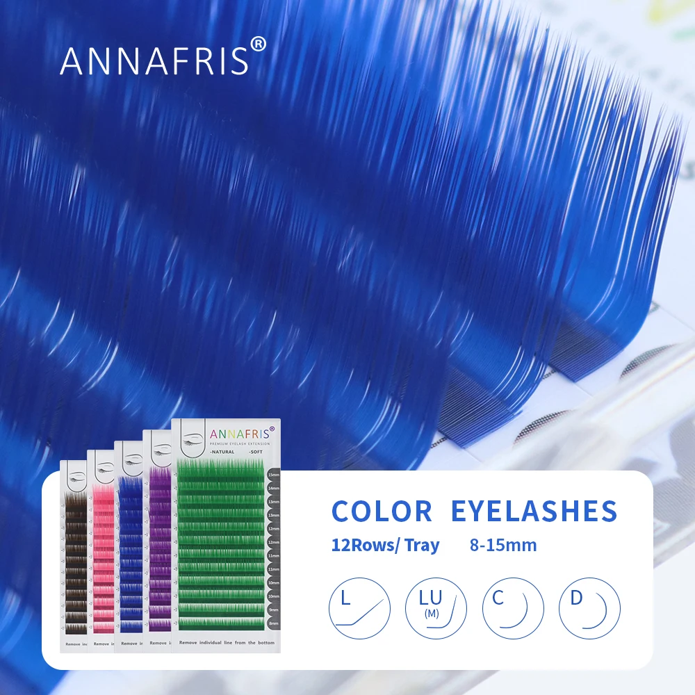 ANNAFRIS Cá Nhân Màu Cây Nối M - đánh giá và giá Eyelash Extension Russian