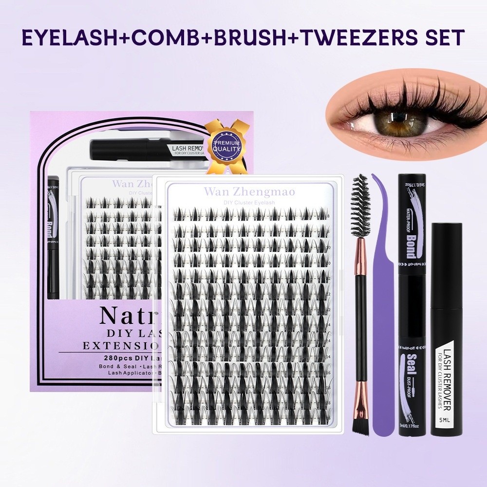 8-18mm Length False Eyelashes  - đánh giá và giá Eyelash Extension Look