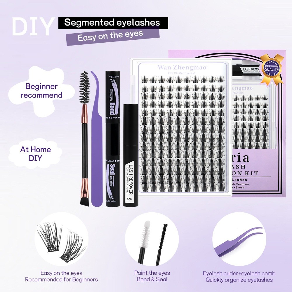 8-18mm Length False Eyelashes  - đánh giá và giá Eyelash Extension Look