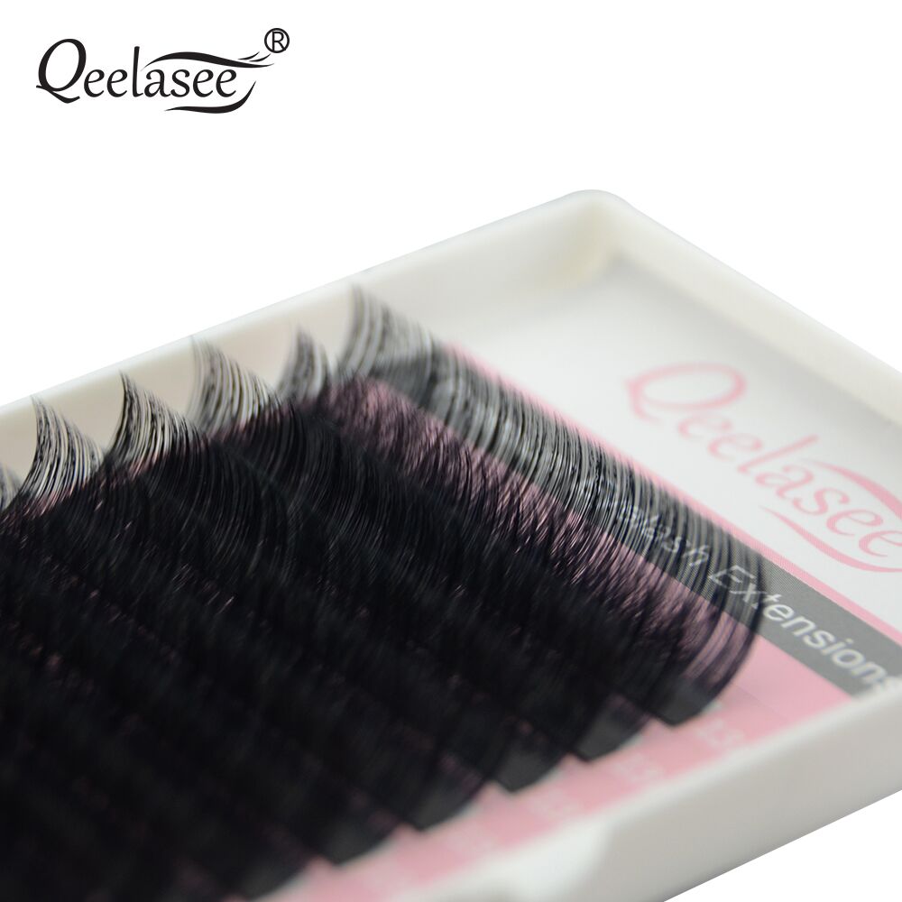 Qeelasee Giả Chồn Cá Nhân Cây  - đánh giá và giá Eyelash Extension Human Hair