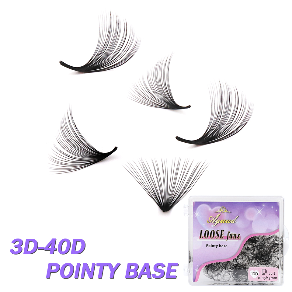 AGUUD 30D 40D Cluster Loose Fa - đánh giá và giá Eyelash Extension Russian
