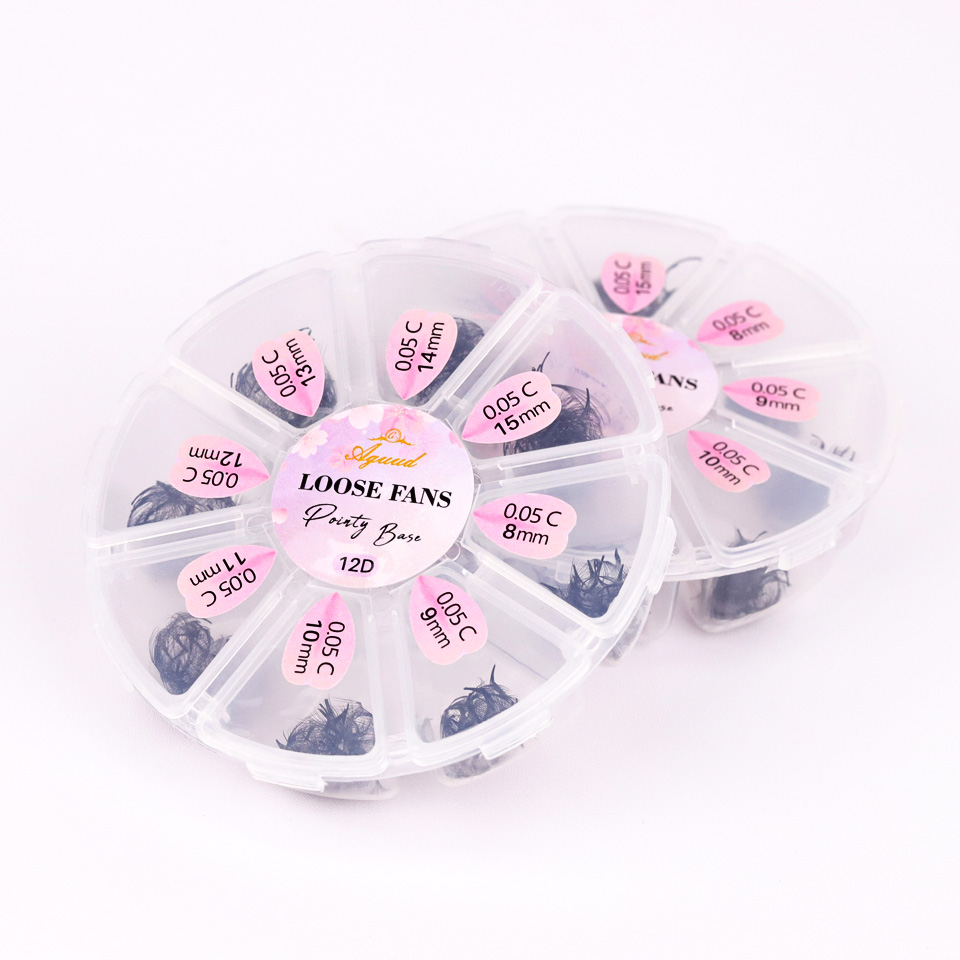 AGUUD 30D 40D Cluster Loose Fa - đánh giá và giá Eyelash Extension Russian