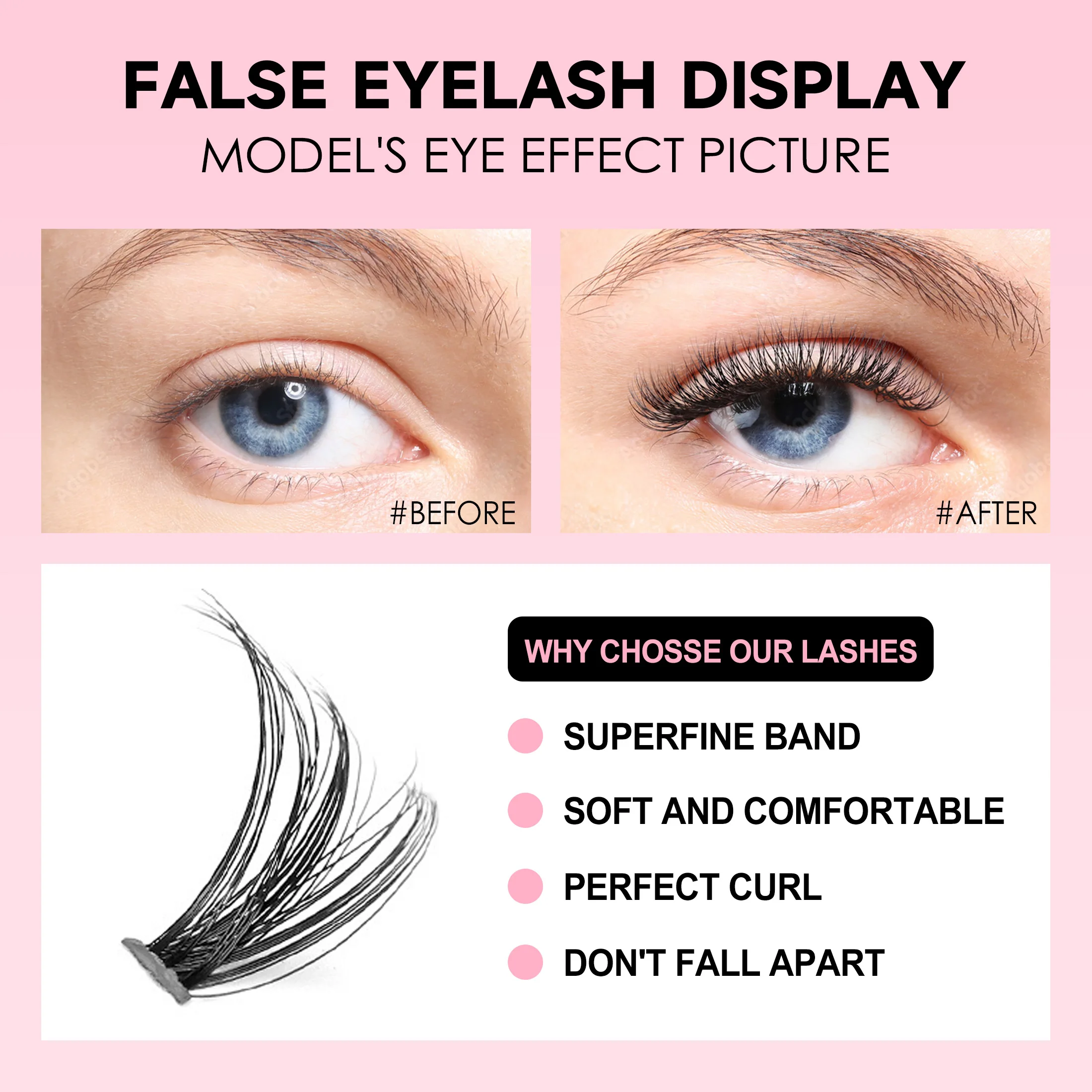 DIY Lashes Extension Kit Eyela - đánh giá và giá Eyelash Extension London