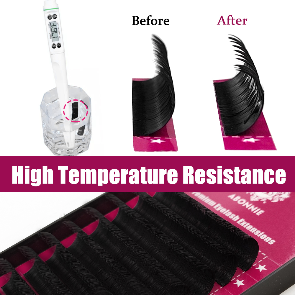 Abonnie 8-17mm Faux Individual - đánh giá và giá Eyelash Extension Human Hair